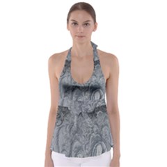 Abstract Art Decoration Design Babydoll Tankini Top by Celenk