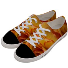 Flowers Leaves Leaf Floral Summer Women s Low Top Canvas Sneakers