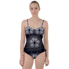 Fractal Filigree Lace Vintage Sweetheart Tankini Set