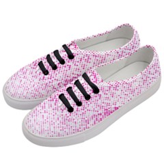 Halftone Dot Background Pattern Women s Classic Low Top Sneakers by Celenk