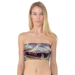 Textile Fabric Cloth Pattern Bandeau Top by Celenk