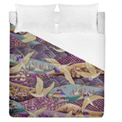 Textile Fabric Cloth Pattern Duvet Cover (queen Size) by Celenk