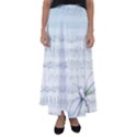 Vintage Blue Music Notes Flared Maxi Skirt View1