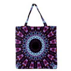 Kaleidoscope Shape Abstract Design Grocery Tote Bag by Celenk