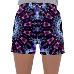 Kaleidoscope Shape Abstract Design Sleepwear Shorts by Celenk