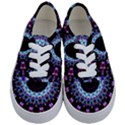 Kaleidoscope Shape Abstract Design Kids  Classic Low Top Sneakers View1