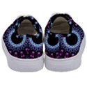 Kaleidoscope Shape Abstract Design Kids  Classic Low Top Sneakers View4