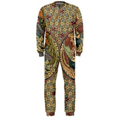 Wings Feathers Cubism Mosaic Onepiece Jumpsuit (men)  by Celenk