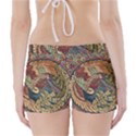 Wings Feathers Cubism Mosaic Boyleg Bikini Wrap Bottoms View2