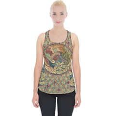 Wings Feathers Cubism Mosaic Piece Up Tank Top