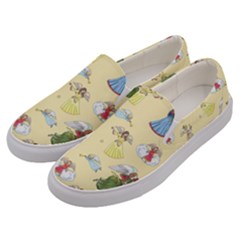 Christmas Angels  Men s Canvas Slip Ons by Valentinaart