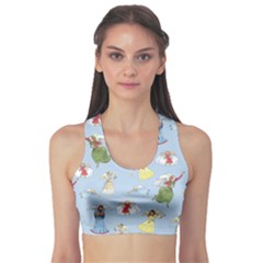 Christmas Angels  Sports Bra by Valentinaart