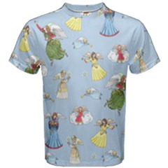 Christmas Angels  Men s Cotton Tee by Valentinaart