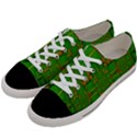 Golden Green And  Sunshine Pop Art Women s Low Top Canvas Sneakers View2