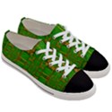 Golden Green And  Sunshine Pop Art Women s Low Top Canvas Sneakers View3