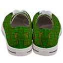 Golden Green And  Sunshine Pop Art Women s Low Top Canvas Sneakers View4