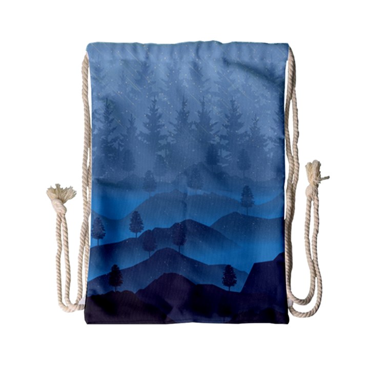 Blue Mountain Drawstring Bag (Small)