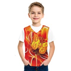 Arrangement Butterfly Aesthetics Orange Background Kids  Sportswear by Celenk