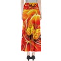 Arrangement Butterfly Aesthetics Orange Background Full Length Maxi Skirt View2