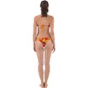 Arrangement Butterfly Aesthetics Orange Background Perfectly Cut Out Bikini Set View2