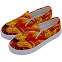 Arrangement Butterfly Aesthetics Orange Background Kids  Canvas Slip Ons View2