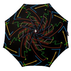 Arrows Direction Opposed To Next Straight Umbrellas by Celenk