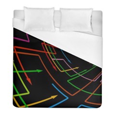 Arrows Direction Opposed To Next Duvet Cover (full/ Double Size) by Celenk