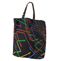 Arrows Direction Opposed To Next Giant Grocery Zipper Tote