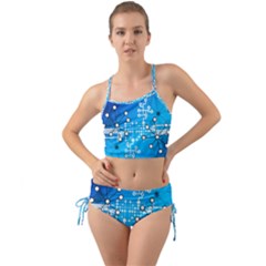 Block Chain Data Records Concept Mini Tank Bikini Set