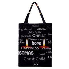 Candles Christmas Advent Light Classic Tote Bag by Celenk