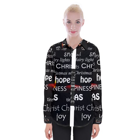 Candles Christmas Advent Light Womens Long Sleeve Shirt by Celenk