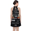 Candles Christmas Advent Light Velvet Halter Neckline Dress  View2