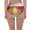 Christmas Candles Christmas Card Reversible High-Waist Bikini Bottoms View4