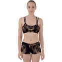 African Lion Mane Close Eyes Women s Sports Set View1