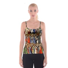 All Saints Christian Holy Faith Spaghetti Strap Top by Celenk