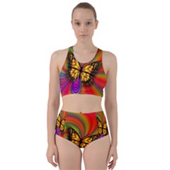 Arrangement Butterfly Aesthetics Racer Back Bikini Set