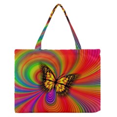 Arrangement Butterfly Aesthetics Zipper Medium Tote Bag by Celenk