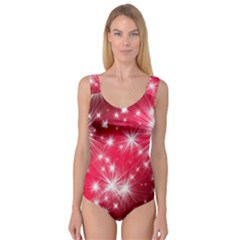 Christmas Star Advent Background Princess Tank Leotard  by Celenk