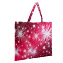 Christmas Star Advent Background Zipper Large Tote Bag View2