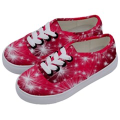 Christmas Star Advent Background Kids  Classic Low Top Sneakers