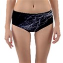 Flash Black Thunderstorm Reversible Mid-Waist Bikini Bottoms View1