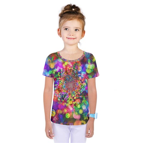 Background Color Pattern Structure Kids  One Piece Tee by Celenk