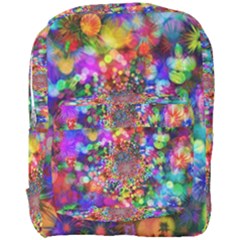 Background Color Pattern Structure Full Print Backpack