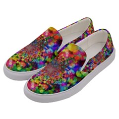 Background Color Pattern Structure Men s Canvas Slip Ons