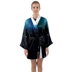 Galaxy Space Universe Astronautics Long Sleeve Kimono Robe