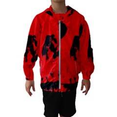 Halloween Face Horror Body Bone Hooded Wind Breaker (kids) by Celenk