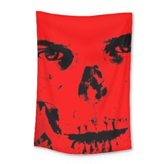 Halloween Face Horror Body Bone Small Tapestry by Celenk