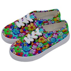 Flowers Ornament Decoration Kids  Classic Low Top Sneakers