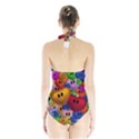 Heart Love Smile Smilie Halter Swimsuit View2