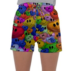 Heart Love Smile Smilie Sleepwear Shorts